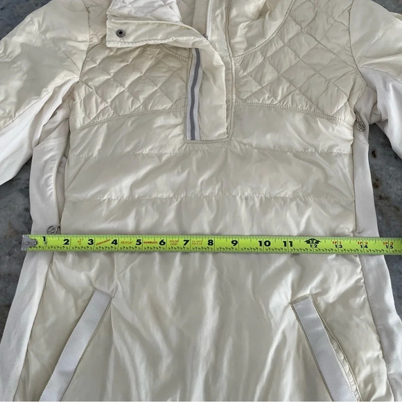 Lululemon What The Fluff Pullover in Polar Cream size 4 down filled - Picture 7 of 12